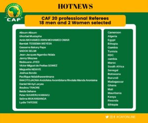 Referee Daniel Laryea Ranked Among Top 20 Professionals Referees In Africa 1 WhatsApp Image 2020 12 05 at 5.22.46 PM