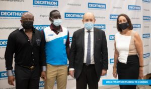 French Minister Jean- Yves Le Drain Pays Working visit to Decathlon Ghana 3 IMG 20210107 WA0041