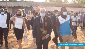 French Minister Jean- Yves Le Drain Pays Working visit to Decathlon Ghana 1 IMG 20210107 WA0042