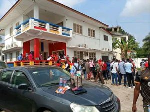 Photos – Hearts of Oak fans besiege club Headquarters, take over Secretariat duties 9 IMG 20210217 WA0033