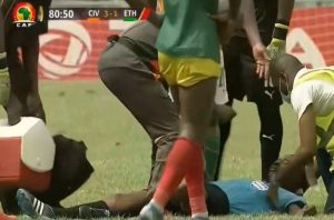 “Collapsed” Referee Charles Bulu is in good condition 1 charles bulu collapses
