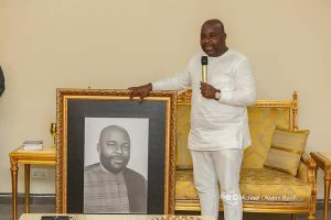 Sports Enthusiast and Member of Parliament for New Juaben South Constituency Micheal Okyere Baafi wins Life in a portrait award for contributing to Business development 3 FB IMG 1620416232735