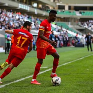 Joseph Attamah scores in Kayserispor’s draw against Giresunspor 1 20210926 172047