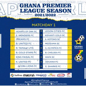Ghana FA Release Fixtures For 2021/22 Ghana Premier League 1 MATCHDAY 1 1024x1024 1