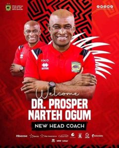 OFFICIAL: Prosper Narteh Ogum named new Asante Kotoko head coach 1 Prosper Narteh