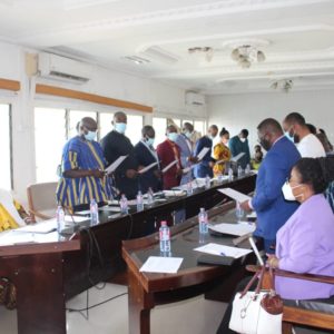 Seth Panwum Led National Sports Authority Board Sworn In 1 IMG 20211013 WA0030