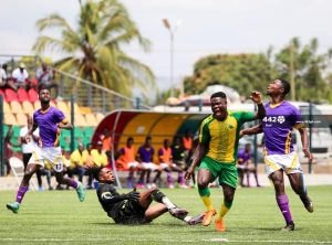 PHOTOS: Tema Youth FC goalkeeper Christian Addai suffers horrific leg break against Bibiani Goldstars in GFA DOL Super Cup 4 IMG 20211015 WA0006