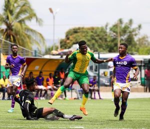 PHOTOS: Tema Youth FC goalkeeper Christian Addai suffers horrific leg break against Bibiani Goldstars in GFA DOL Super Cup 1 IMG 20211015 WA0007