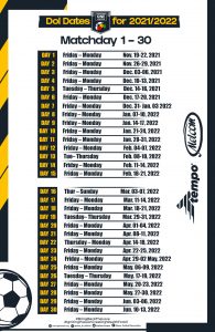 Dates For Division One League Season Released 1 DOL DATES FOR 2021 2022 copy scaled 1