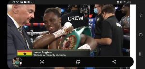 PHOTOS: Ghana's Isaac Dogboe Defeats Christopher Diza Via Majority Decision 5 FB IMG 1637470428074