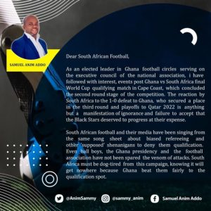 A Letter To South African Football On The Occasion Of Ghana Beating Them To World Cup Qualifying Spot 1 IMG 20211121 WA0002 650x650 1