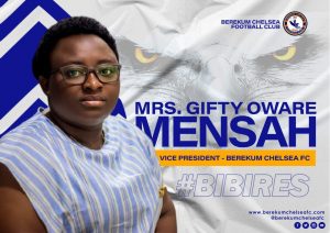 Former GHPL Champions Appoints Mrs. Gifty Oware- Mensah As New Vice President 1 IMG 20211129 WA0018