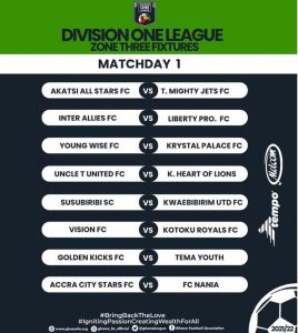 ZONE THREE PREVIEW - Inter Allies Face Liberty Professionals, Tema Youth Battle Golden Kicks, Vision FC Entertain Kotoku Royals 1 WhatsApp Image 2021 11 19 at 7.41.14 PM