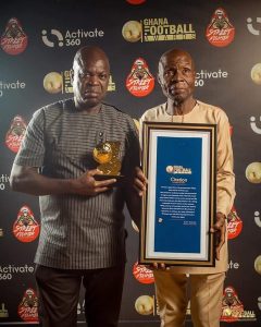 Abedi Pele Honoured With Living Legends Award At The Ghana Football Awards 2022 1 Mr. Adika