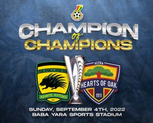 CHAMPION OF CHAMPIONS: Ghana FA confirm date and venue for Kotoko-Hearts clash 1 super cup