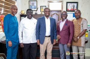 World Armwrestling Vice President pays courtesy call on Youth and Sports Minister 1 IMG 20220828 WA0042