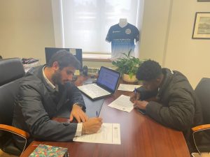 Talented Ghanaian teen Benjamin Nyarko joins Spanish side Cented Football Acadamy from Mountaineers FC 1 IMG 20221022 WA0021
