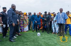 PHOTOS: President Akufo-Addo Commission Astro Turf At Alajo 1 FB IMG 1680638997201