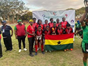 Ghana Rugby Eagles women qualify for the finals stages of qualifying for the Olympics Games in Tunisia 1 FB IMG 1688555679224