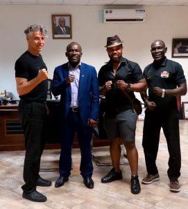 World Kickboxing Union and Karate Do Union President Nonnemacher calls on NSA Boss 1 IMG 20230721 WA0147