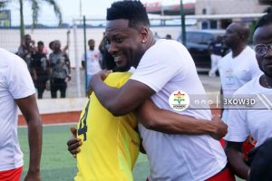 Leonardo Foundation CEO Expresses Profound Gratitude to Former Black Stars Players 1 FB IMG 1696944227222