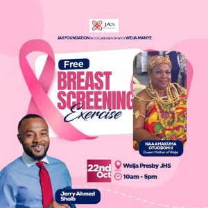 Empowering Wellness: JAS Foundation's Free Breast Cancer Check-Up in Weija-Gbawe 2 FB IMG 1697271004225