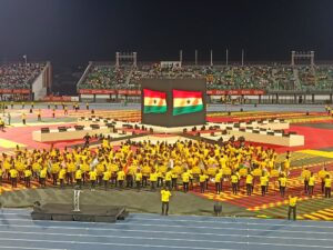 Ghana, opening ceremony, African Games, University of Ghana, Legon stadium.
