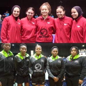 Egypt, women's, table tennis, team, championship, title, 2023 African Games table teams event, Nigeria, final.
