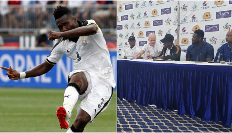 Asamoah Gyan, Samuel Inkoom, Black Stars, S-Inkoom Football Management, launch.
