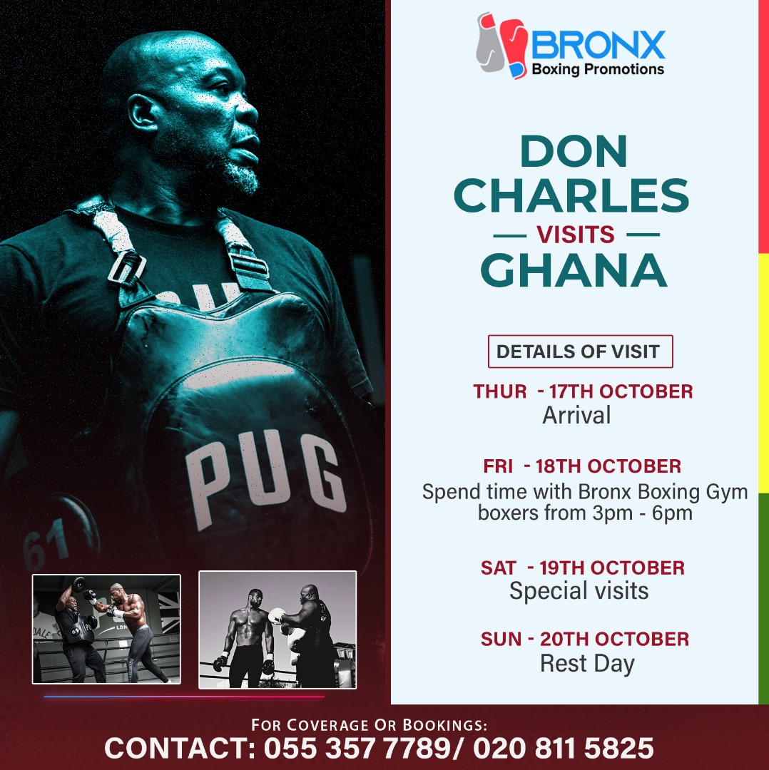 Don Charles: Trainer of IBF heavyweight champion Daniel Dubois set to visit Ghana 1 IMG 20241017 WA0006
