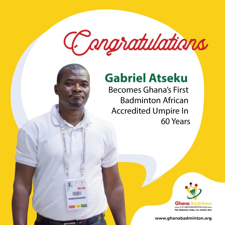 Ghana’s Gabriel Atseku Becomes First World-Class Badminton Technical Official at Saint-Denis Championship, in Réunion, France 1 Post 01 768x768 1
