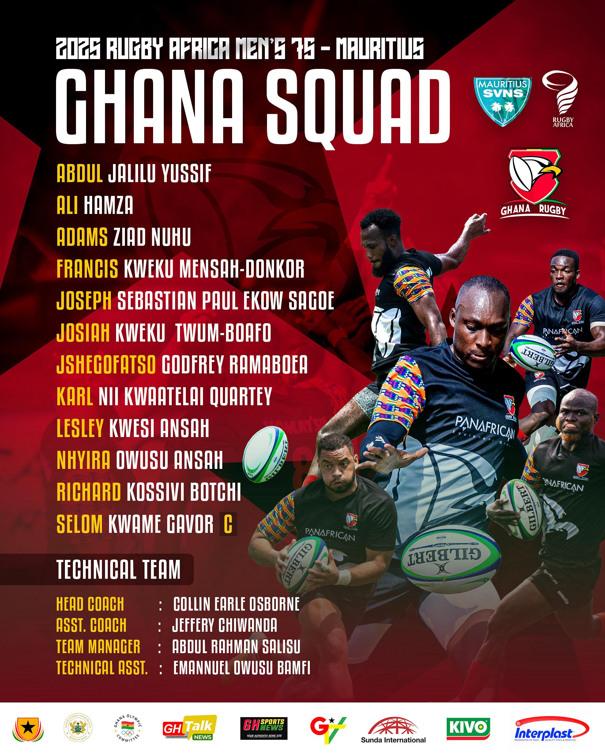 Ghana Rugby Names Squad for 2025 Rugby Africa Men’s Sevens in Mauritius 1 IMG 20250619 WA0031 1