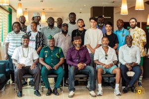 Bukom Boxing Gym and Boxing Club Drouias from France Pay Courtesy Call on NSA 1 FB IMG 1761731482458
