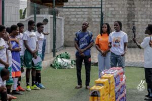 Black Queens Star Mary Amponsah boosts Blacoe Soccer Queens with support ahead of Championship kickoff 2 IMG 20260515 WA0039