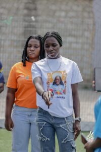 Black Queens Star Mary Amponsah boosts Blacoe Soccer Queens with support ahead of Championship kickoff 3 IMG 20260515 WA0042