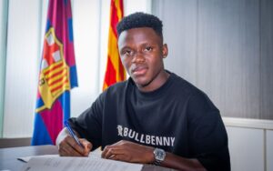 FC Barcelona Complete Permanent Signing of Ghanaian Forward Abdul Aziz Issah 1 d90402cb98d34dfabf6b8043995590e5