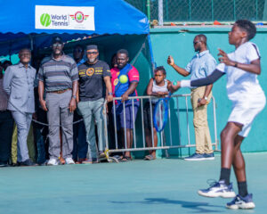 Sports Minister Kofi Adams Visits TFG/ITF World Tennis Tour Juniors Tournament 1 8L3A2612